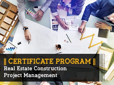 Certificate Program – Real Estate Construction Project Management || 6 Months || Self Learning Course