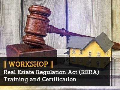 Real Estate Regulation Act (RERA ) Training and Certification  || Workshop ||